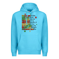 Ocean Blue inspiring black leaders juneteenth Premium Hoodie - LillyAllenDesigns