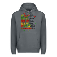 Rock inspiring black leaders juneteenth Premium Hoodie - LillyAllenDesigns
