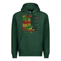 Sports Green inspiring black leaders juneteenth Premium Hoodie - LillyAllenDesigns
