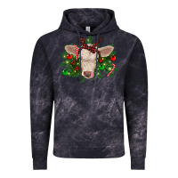 Cloud Black Christmas charolais calf Vintage Hoodie - RanaPortraitStore