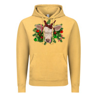 Vintage Mustard Christmas charolais calf Vintage Hoodie - RanaPortraitStore