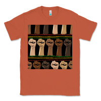 Copper melanin rised fist seamless pattern Classic Tee - BundleAndBundleShop