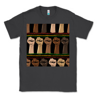 Smoke melanin rised fist seamless pattern Classic Tee - BundleAndBundleShop