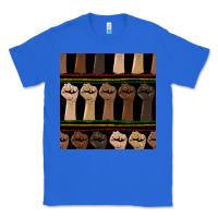 True Royal melanin rised fist seamless pattern Classic Tee - BundleAndBundleShop