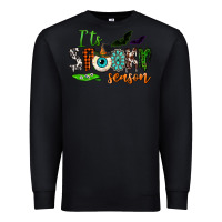 Black it's spooky season Premium Sweatshirt - NancyCooperArtShop