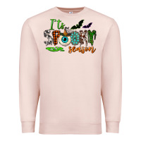 Pale Pink it's spooky season Premium Sweatshirt - NancyCooperArtShop