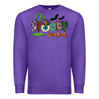 Purple it's spooky season Premium Sweatshirt - NancyCooperArtShop