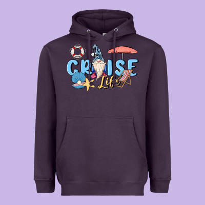 Cruise Life Sailor Gnome Heavyweight Hoodie Designed By Maliassmallbusiness