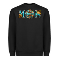 Black blessed mom Heavyweight Sweatshirt - RanaPortraitStore