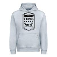 Heather Grey vintage quality without compromise 1970 Urban Hoodie - Bettercallsaul