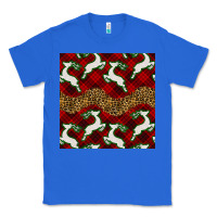 True Royal christmas deer and plaid seamless pattern Classic Tee - BundleAndBundleShop