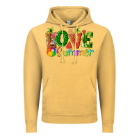 Vintage Mustard love summer with watermelon tbw Vintage Hoodie - texasbilliewilder