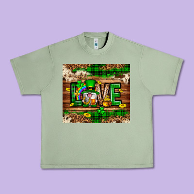 St. Patrick's Day Love Gnome Tumbler Urban Heavy Tee Designed By Neo Western