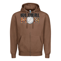 Chestnut volleyball mom Zipper Hoodie - AdoDesignShop