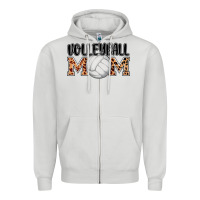 Dove Grey volleyball mom Zipper Hoodie - AdoDesignShop