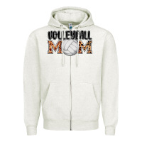 Volleyball Mom Zipper Hoodie | Teevron