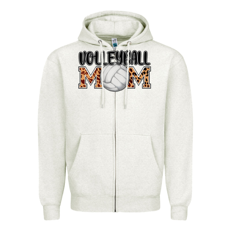 Volleyball Mom Zipper Hoodie by AdoDesignShop | Teevron