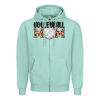 Seafoam volleyball mom Zipper Hoodie - AdoDesignShop