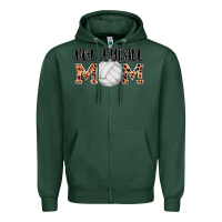 Sports Green volleyball mom Zipper Hoodie - AdoDesignShop
