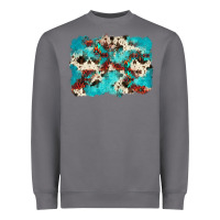 Storm aztec cowhide background Heavyweight Sweatshirt - Zillion Design Studio