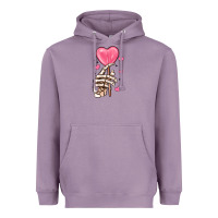 Lavender skeleton hand with sugar valentines day Heavyweight Hoodie - MaliasSmallBusiness