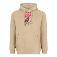 Mushroom skeleton hand with sugar valentines day Heavyweight Hoodie - MaliasSmallBusiness