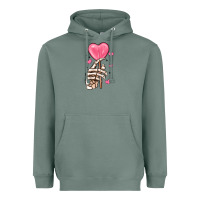 Sage skeleton hand with sugar valentines day Heavyweight Hoodie - MaliasSmallBusiness