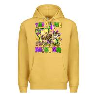 Antique Gold throw me something mister louisiana mardi gras Premium Hoodie - LillyAllenDesigns