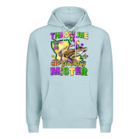 Blue Mist throw me something mister louisiana mardi gras Premium Hoodie - LillyAllenDesigns