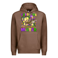 Chestnut throw me something mister louisiana mardi gras Premium Hoodie - LillyAllenDesigns