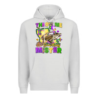 Dove Grey throw me something mister louisiana mardi gras Premium Hoodie - LillyAllenDesigns