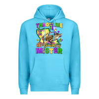 Ocean Blue throw me something mister louisiana mardi gras Premium Hoodie - LillyAllenDesigns
