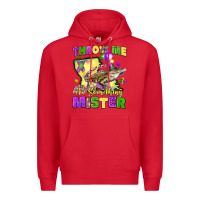 Red throw me something mister louisiana mardi gras Premium Hoodie - LillyAllenDesigns