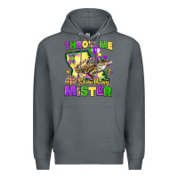 Rock throw me something mister louisiana mardi gras Premium Hoodie - LillyAllenDesigns