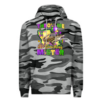 Slate Camo throw me something mister louisiana mardi gras Premium Hoodie - LillyAllenDesigns