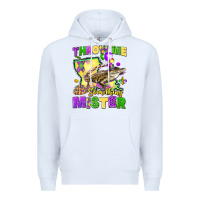 White throw me something mister louisiana mardi gras Premium Hoodie - LillyAllenDesigns