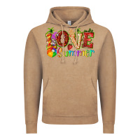 Vintage Coffee love summer with strawberry Vintage Hoodie - texasbilliewilder