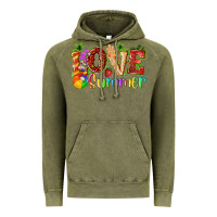 Vintage Olive love summer with strawberry Vintage Hoodie - texasbilliewilder