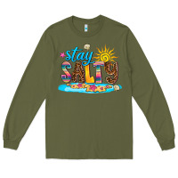 Army Green stay salty Long Sleeve Tee - AdoDesignShop