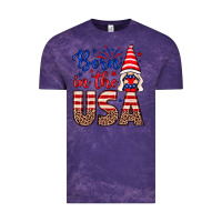 Cloud Purple Born in the USA gnome Vintage Tee - Neo Western