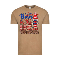Vintage Coffee Born in the USA gnome Vintage Tee - Neo Western