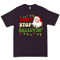 Plum don't stop believin Premium Tee - BarkalooDesign