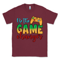Burgundy Be the game changer Classic Tee - JahusDesignShop