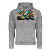 Cloud Rock yeehaws and hellnaws Vintage Hoodie - Zillion Design Studio