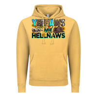 Vintage Mustard yeehaws and hellnaws Vintage Hoodie - Zillion Design Studio