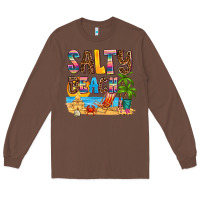 Chestnut salty beach Long Sleeve Tee - AdoDesignShop