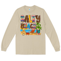 Mushroom salty beach Long Sleeve Tee - AdoDesignShop