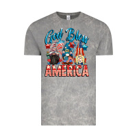 Cloud Rock God blessed America gnomes 4th of July Vintage Tee - CowGirlArtShop