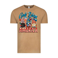 God Blessed America Gnomes 4th Of July Vintage Tee | Teevron