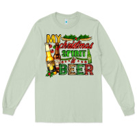 Matcha my christmas spirit is beer with beer bottles Long Sleeve Tee - AdoDesignShop